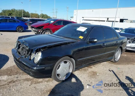 2000 Mercedes-Benz E 55 Amg from USA, damaged, VIN WDBJF74J6YB127798